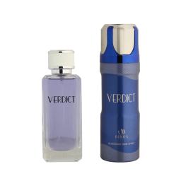 LIFE STYLE COMBO - Linen Shirting Fabric - 1 pc + Verdict Birra Gift pack  [Body Spray - 1 pc & Perfume - 1 pc]
