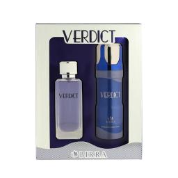 LIFE STYLE COMBO - Verdiict Birra Gift Pack [Body Spray - 1 pc & Perfume - 1 pc] + Cotton White Bath towel - 1 pc