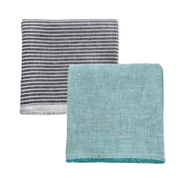 LIFE STYLE COMBO - Linen Shirting Fabrics - 2 pcs  + Cotton White Bath Towel - 2 pcs + Acqua Birra {Gift pack - Body Spray - 1 pc & Perfume - 1 pc] + Free Card