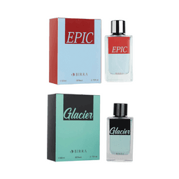LIFE STYLE COMBO - Ex- 100% Pure Cotton White Bath Towel set of 3, Birra EDP 80ml- Premium Perfume set of 2 + Free Card
