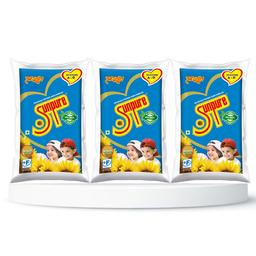 Sunpure Physically Refined Sunflower Oil-  1 Ltr (Pack Of 3)