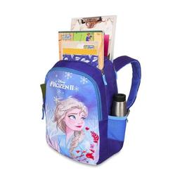 Skybags Printed School Backpack For Kids, 04 Blue (Disney Frozen New)