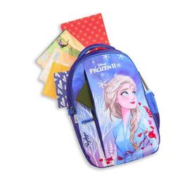 Skybags Printed School Backpack For Kids, 04 Blue (Disney Frozen New)