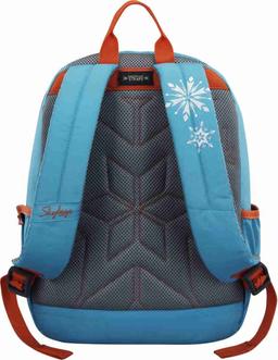 Skybags Polyester Printed Pattern Frozen Champ 01 Backpack (Blue, Small)