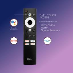 Haier 80cm (32) HD Ready Smart LED Google TV LE32W400G -N (Black)