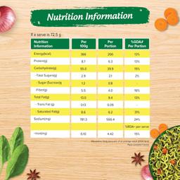 MAGGI Nutri-Licious Masala Veg Atta Noodles With Spinach In Every Noodle, 72.5 Grams (Pouch)