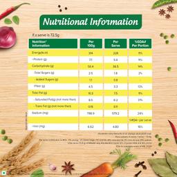 MAGGI Nutri-licious Veg Atta Masala Noodles, Instant Noodles with 20 Spices & Herbs, Source of Fibre & Iron, Appetizing Aroma & Delicious Taste, 290 g Packet