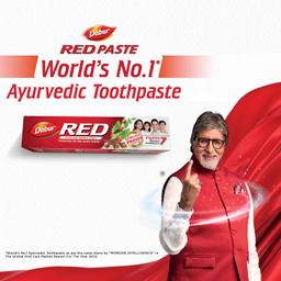 Dabur Red Toothpaste -1000g (500g*2) | World's No.1 Ayurvedic | Fluoride Free | Helps In Bad Breath Treatment, Cavity Protection, Plaque Removal | For Whole Mouth Health | Power Of 13 Potent Ayurvedic Herbs