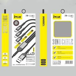 Ivon 3in1 Charging Power Cable(CA- 10)