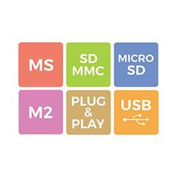 Zebronics All-in-one (ZEB-232CR) Multi USB Card Reader
