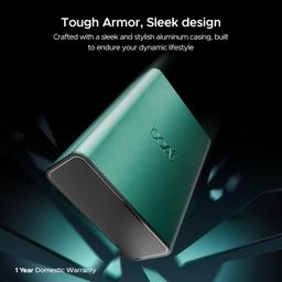 boAt Newly Launched Pocket Energyshroom PB400 Pro 20000mAh | Compact Power Bank w/Type-C Input (2-Way Port), 3X Output Ports,2-Way 22.5W Fast Charging, Pass-Through Charging(Emerald Green)