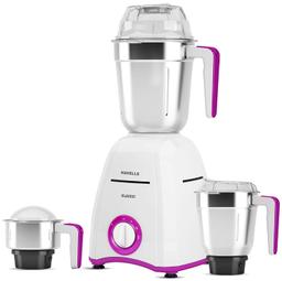 Havells Klassic 750 watts 3 Jar Mixer Grinder with 304 SS Blades,& Lock Mechanism