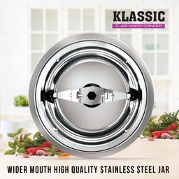 Havells Klassic 750 watts 3 Jar Mixer Grinder with 304 SS Blades,& Lock Mechanism