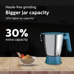 Philips HL7535/01 Mixer Grinder, 500W, 3 Jars with 5 Year Warranty on Motor, Bigger jar sizes