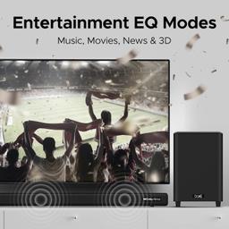 boAt Aavante Bar 4100DA Bluetooth Soundbar with Dolby Atmos 3D Cinematic Sound,300W RMS Signature Sound,3.1.2 Channel,