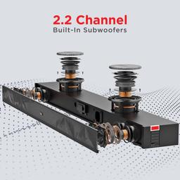 boAt Aavante Bar Raga Bluetooth Soundbar with 100W RMS Signature Sound, 2.2 Channel,