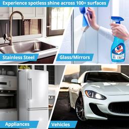 Colin Glass and Surface Cleaner Liquid Spray - 500 ml | India's #1 All-Purpose Glass Cleaner for Car, Kitchen and Home Surfaces | Multi Surface Cleaner