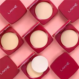 LAKMÉ Forever Matte Compact, Smooth Finish For Normal Skin , Lasts For 12 Hrs, Even Toned Look, Marble, 9G, Ivory