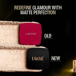 LAKMÉ Forever Matte Compact, Smooth Finish For Normal Skin , Lasts For 12 Hrs, Even Toned Look, Marble, 9G, Ivory