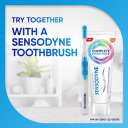 Sensodyne Toothpaste Complete Protection+, All in One daily oral care tooth paste for sensitive teeth, 70 gm