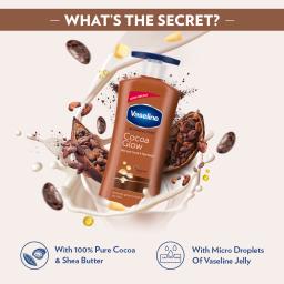 Vaseline Intensive Care Cocoa Glow Body Lotion 400ml