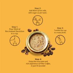 Bru Instant Decoction | Ready to Use Decoction | Tasty Filter Coffee in Seconds | Makes 20 Cups | 200 ml pack