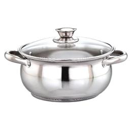 N - Duraa Stainless Steel with Steel Lid | Kitchen Cooking and Serving Bowl 500ml