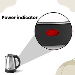 GREENCHEF Automatic Stainless Steel Electric Kettle (Silver Black,1.5L),600 Watts,1.5 Liter With Copper Bottle, 900ml,Combo