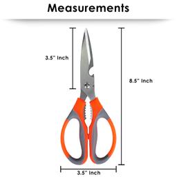 N - Duraa Kichen Gas Lighter With N-Duraa Kitchen Scissors (Pack of 3 Pcs)