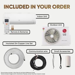 LG 1.5 Ton 5 Star DUAL Inverter Split AC (Copper, AI Convertible 6-in-1, VIRAAT Mode, Faster Cooling & Energy Saving, 4 Way Swing, HD Filter with Anti-Virus Protection, US-Q19YNZE, White)