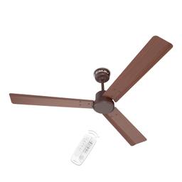 Bajaj Classico Sleek Wood 1200MM (48") BLDC Ceiling Fans For Home | BEE 5 Star Rated Energy Efficient Ceiling Fan | Sleek Compact Design | Wooden Finish | RF Remote 【Walnut Wood】