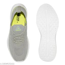 ASIAN Men's HATTRICK-19 Grey Sports Running Walking & Gym LIghtWeight Stylish Shoes for Boys & Men