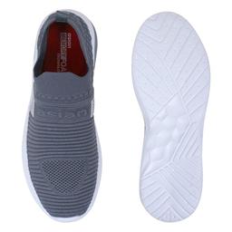 asian Hattrick-27 Darkgrey Walking Shoes Walking Shoes For Men (Grey)