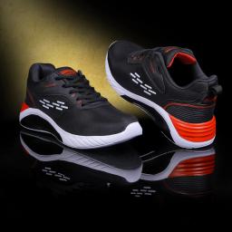 ASIAN EXPRESS-08N Black Men's Sports Running Shoes
