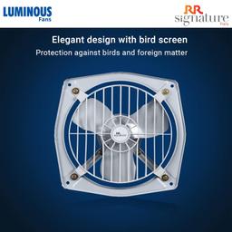 RR Signature Vento With Guard (300 MM) 12 inches Exhaust Fan For Kitchen with Powerful Motor, High Air Thrust, Sturdy Bird Guard.