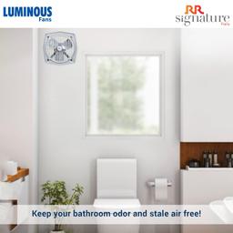 RR Signature Vento With Guard (300 MM) 12 inches Exhaust Fan For Kitchen with Powerful Motor, High Air Thrust, Sturdy Bird Guard.