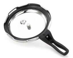 N-Duraa Stainless Steel Pressure Cooker with Outer Lid  Combo 5ltr and 2ltr