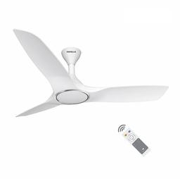Havells Stealth Air " The most silent BLDC fan with Premium Look and Finish", 1200mm BLDC motor and Remote Controlled Ceiling Fan (Pearl White,)