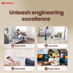 Havells 1200mm FAB BLDC Ceiling Fan | Remote Controlled, High Air Delivery Fan, 5 Star Rated | Upto 60% Energy Saving, 2 Year Warranty (Brown)
