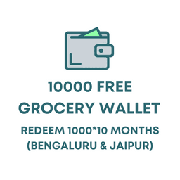 EX- Art silk saree + Vimal Suit length 3.25 mtr, Free Card (Free Grocery Wallet 10000, Redeem 1000*10 months)