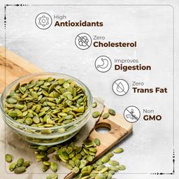 Happilo Premium Roasted Pumpkin Seeds for Eating 200g, Lightly Salted for Healthy Diet, Immunity Booster and Fiber Rich Superfood
