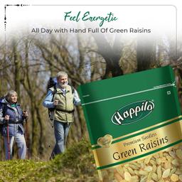Happilo Premium Seedless Green Raisins, 250g