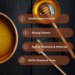 Safe Harvest Pesticide-Free Forest Honey | Pure & Natural - 100g (Pack of 2)