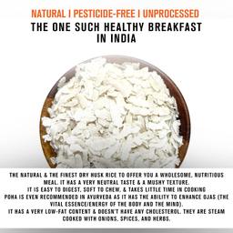 Safe Harvest Pesticide Free White Poha 500 gram (Pack of 2)