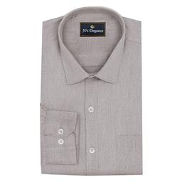 JO'S Elegance Men's Solid Cotton Rich Formal Shirt | Plain | Full Sleeve-Regular Fit