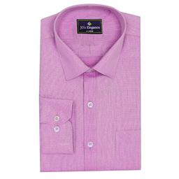 JO'S Elegance Men's Solid Cotton Rich Formal Shirt | Plain | Full Sleeve-Regular Fit