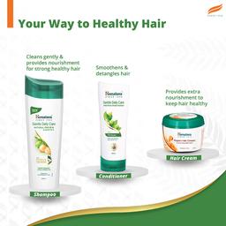 Himalaya Gentle Daily Care Natural Protein Shampoo, Gently cleanses & strengthens, With Chickpea, Licorice & Amla, For Women & Men, 340 ml