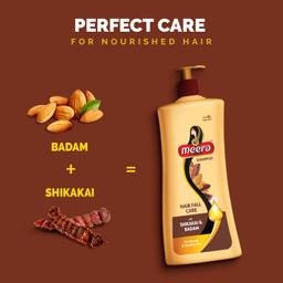 Meera Hairfall Care Shampoo, Goodness Of Badam & Shikakai, For Strong & Healthy Hair, For Men And Women, Paraben Free, 340ml