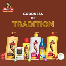 Meera Hairfall Care Shampoo, Goodness Of Badam & Shikakai, For Strong & Healthy Hair, For Men And Women, Paraben Free, 340ml