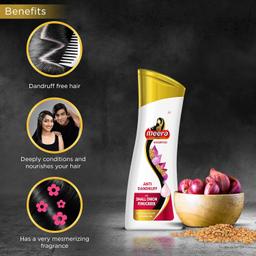 Meera Anti-Dandruff Shampoo, With Small Onion and Fenugreek, 180 ml